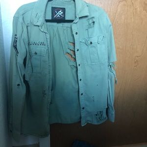Distressed reckless jacket